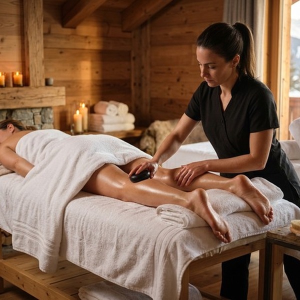 Masoterapia de miembro inferior en cabaña Alpina Experience